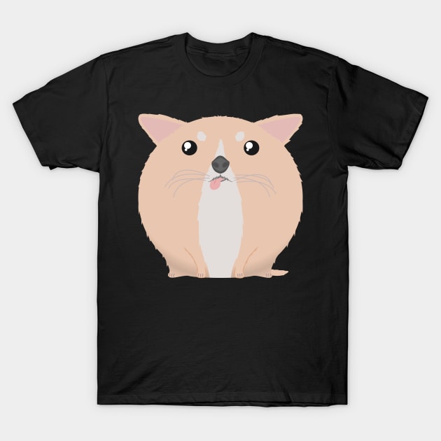 Sfurical round chihuahua dog T-Shirt by meldra